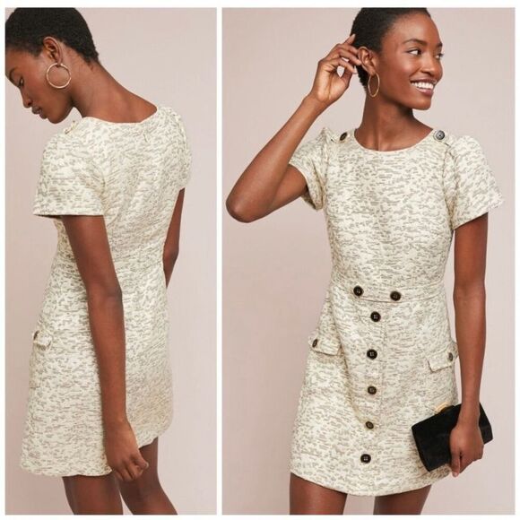 Anthropologie Moulinette Soeurs Colleen mini dress Size 0 - Picture 1 of 7